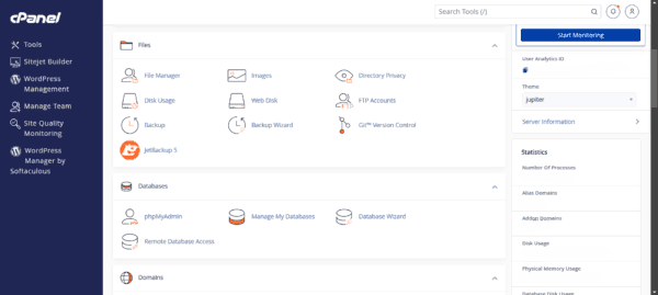 cPanel 2 50 GB NVMe Shared Cloud Package