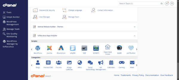 cPanel 6 50 GB NVMe Shared Cloud Package
